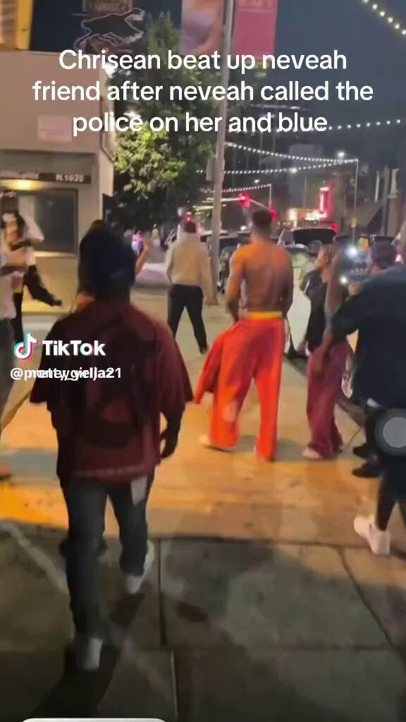 Chrisean Rock street fight Blueface