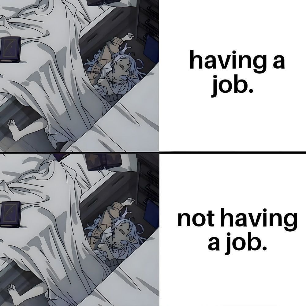 Anime job meme