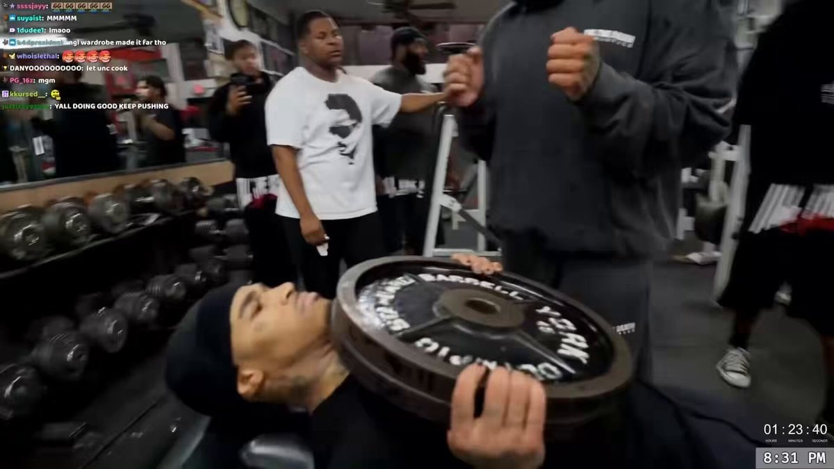 Unc Diamond Gym workout failure