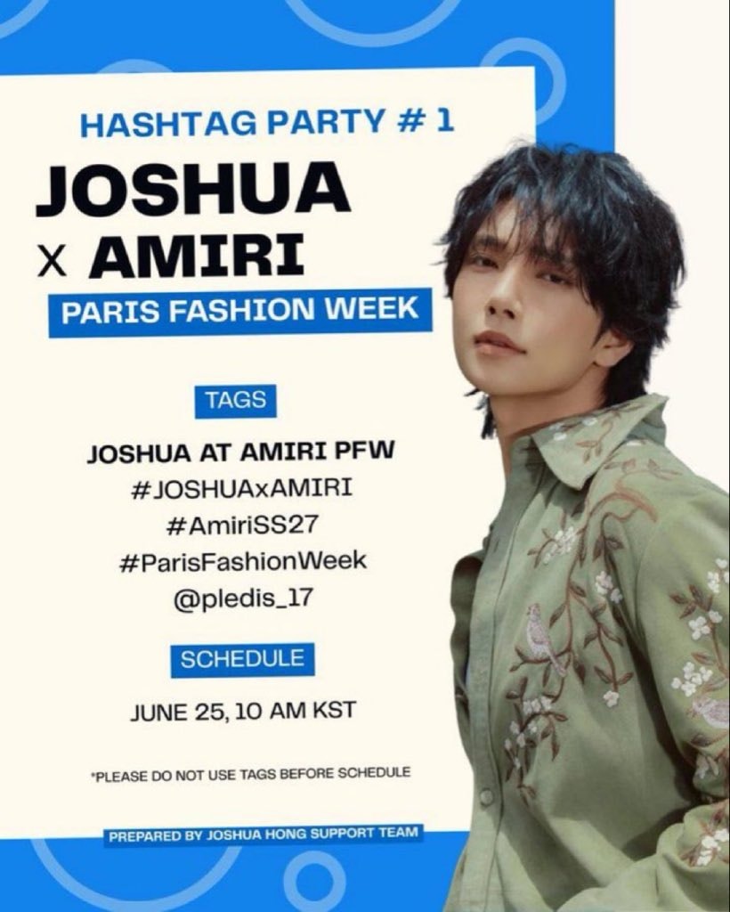 Joshua Amiri Paris Fashion Week support post