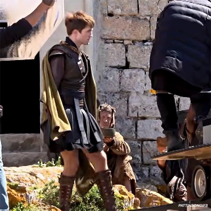 Robert Pattinson The Odyssey set 2026 Robert Pattinson The Odyssey set 2026