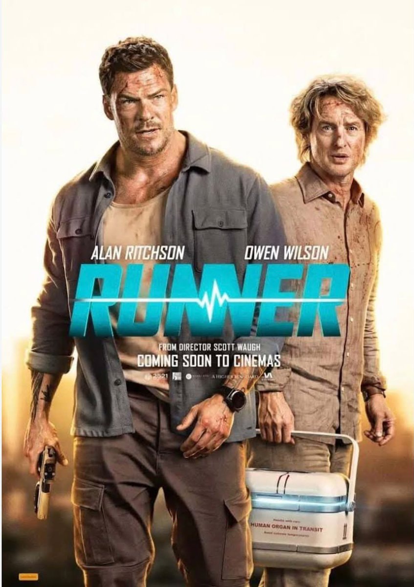 Alan Ritchson Owen Wilson thriller