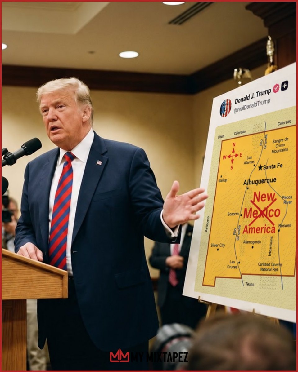 Trump New Mexico America edit