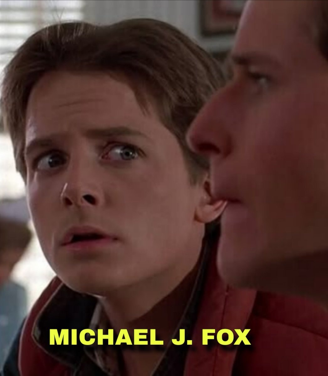 Michael J. Fox Eric Stoltz Back to the Future