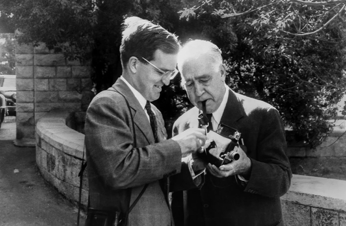 Aage Bohr and Niels Bohr