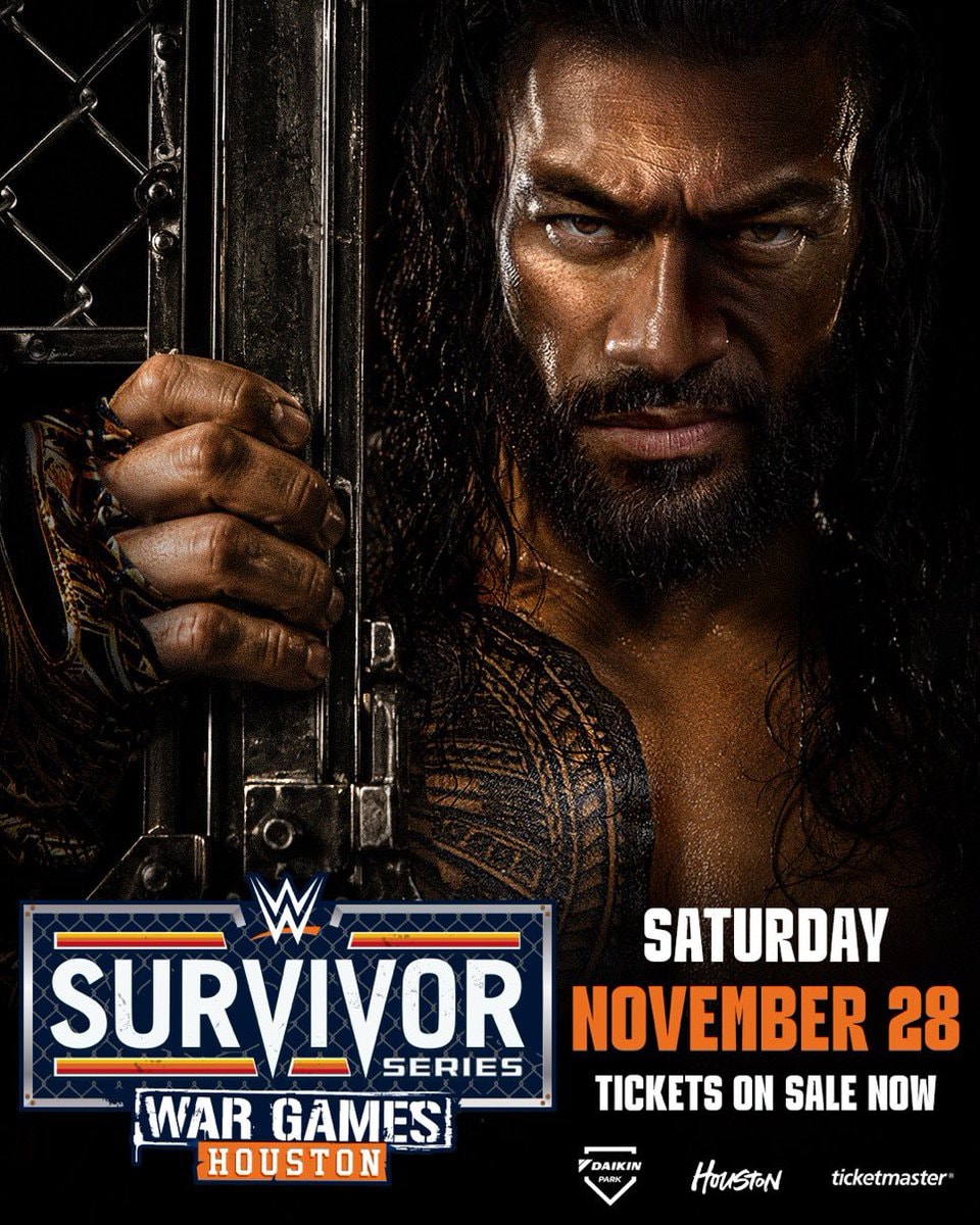 WWE Survivor Series WarGames Houston poster