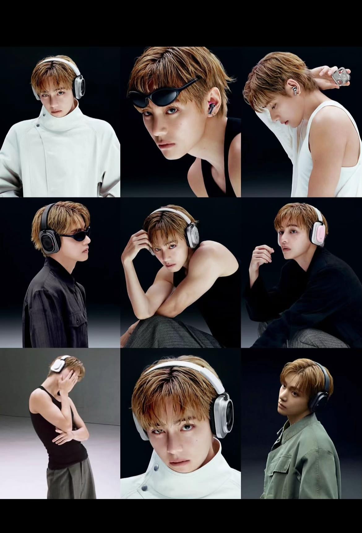 Taehyung V BTS NOTHING collage (photo 2 of 4)