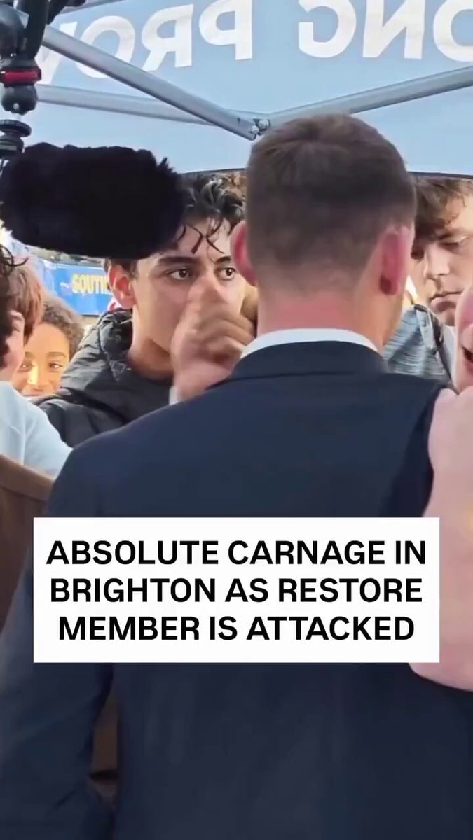 Restore Britain member attacked Brighton