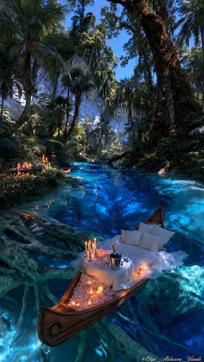 Hidden tropical paradise dinner