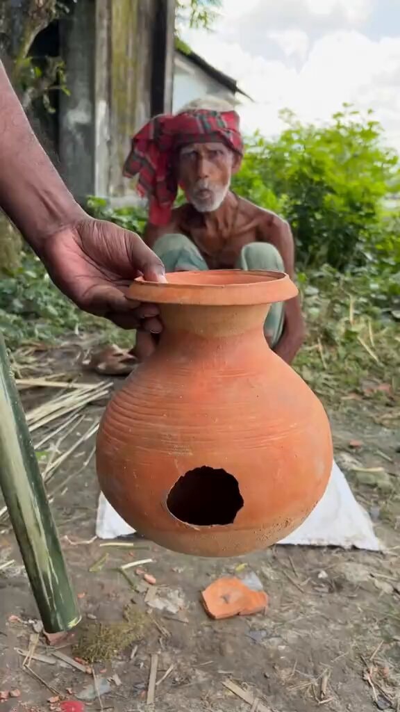 Bamboo pot craft