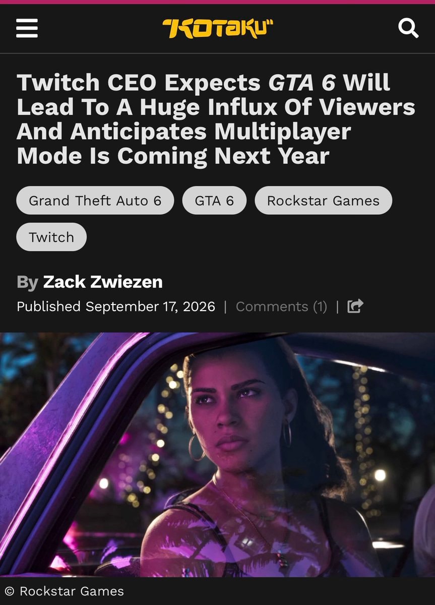 GTA 6 online release window early 2027