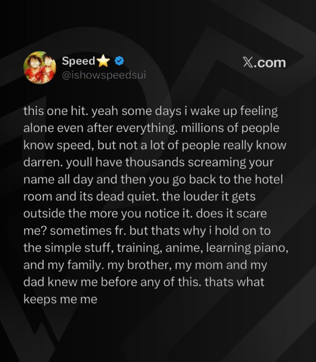 IShowSpeed on loneliness