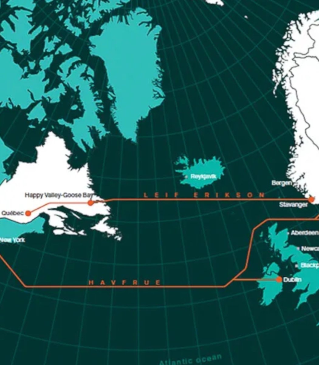 Project Leif Erikson Norway Canada cable