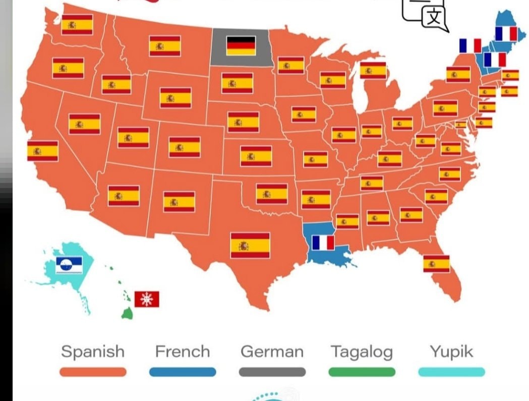 Second Language in US States 🇺🇸 (photo 2 of 2)