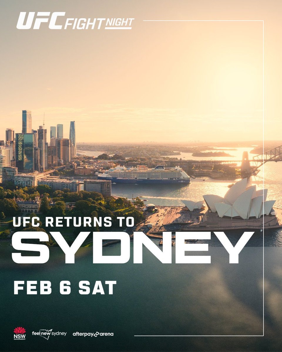 UFC Fight Night Sydney Australia