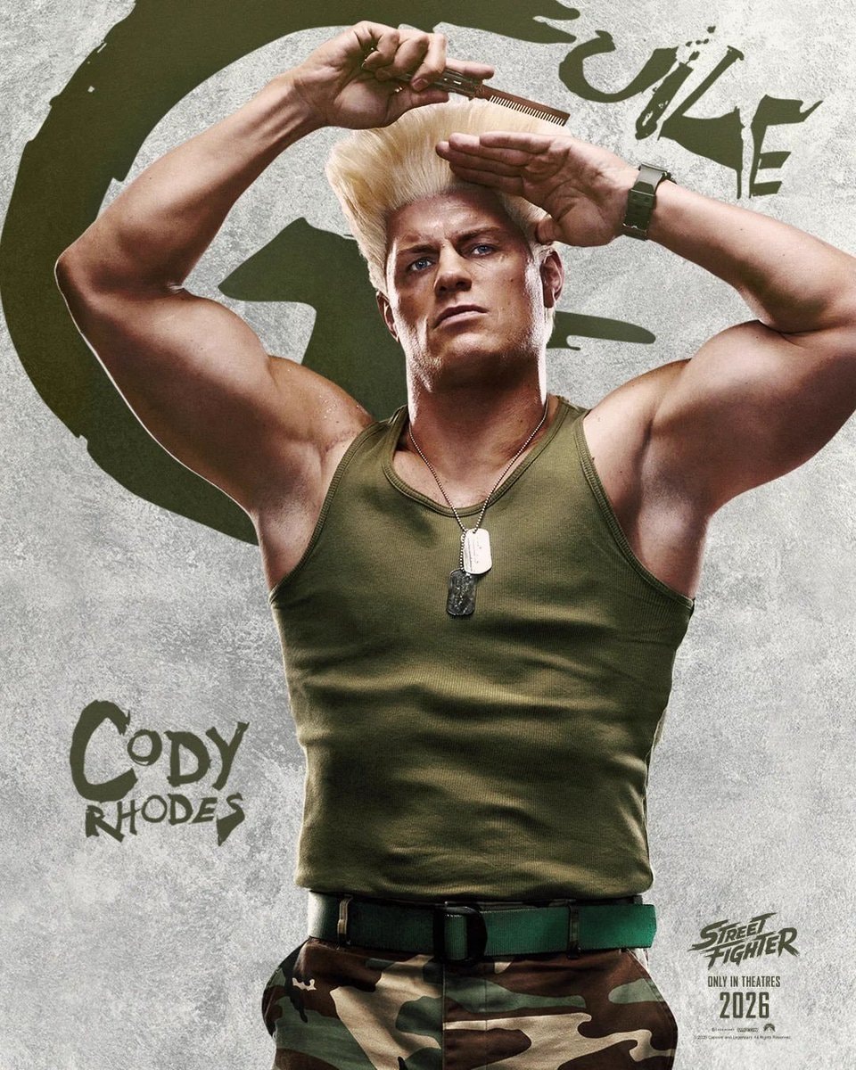 Cody Rhodes Street Fighter 2026