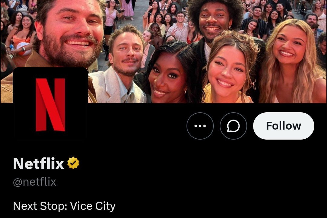 Netflix Twitter bio Vice City