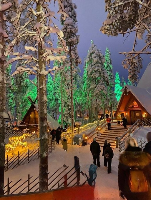 Rovaiemi Finland winter fairytale