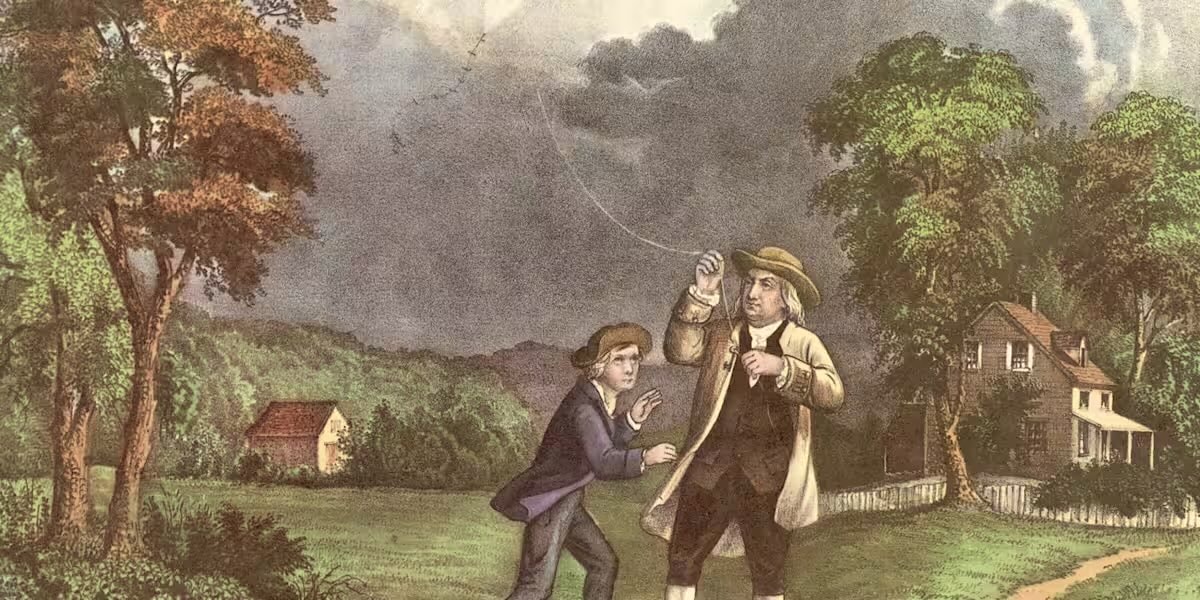 Benjamin Franklin kite experiment 1752