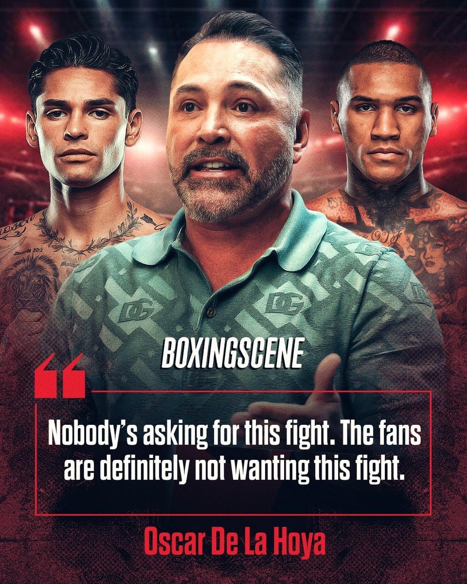 Oscar De La Hoya on Garcia vs Benn Oscar De La Hoya on Garcia vs Benn