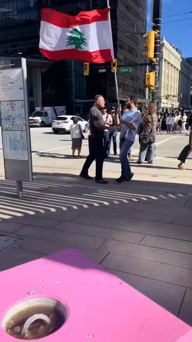 Zionist attack Canada flags Zionist attack Canada flags