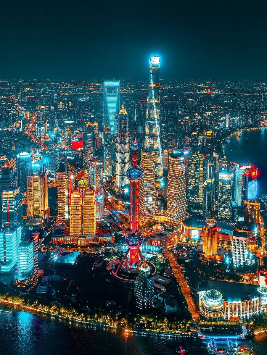 China futuristic city buildings night (photo 4 of 4)