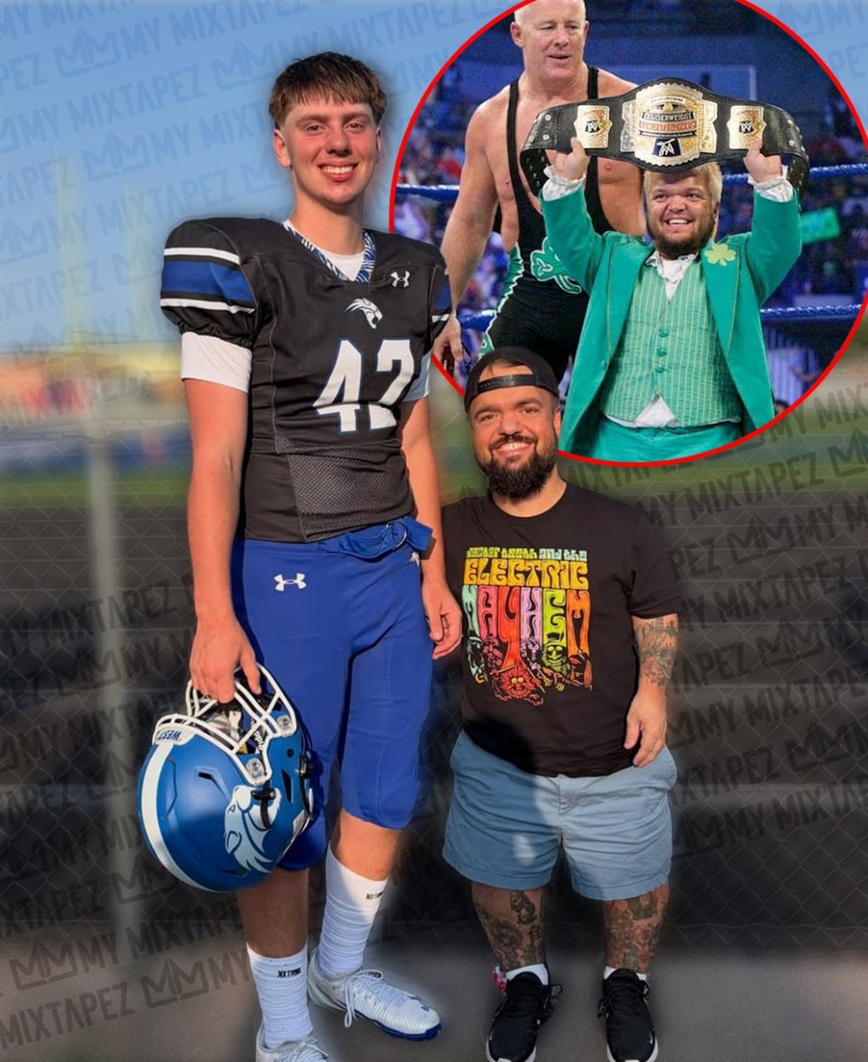 Hornswoggle at son's football game