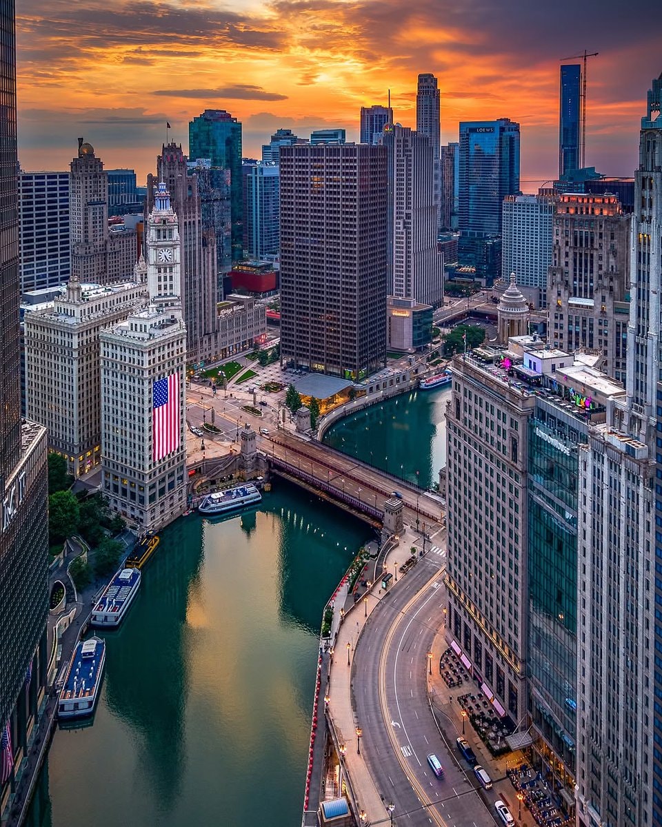 Chicago skyline 4th of July 🇺🇸 Chicago skyline 4th of July 🇺🇸