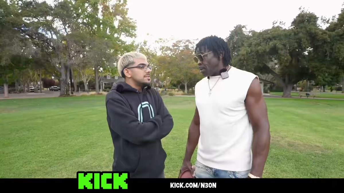 N3on shocked by Michael Irvin age