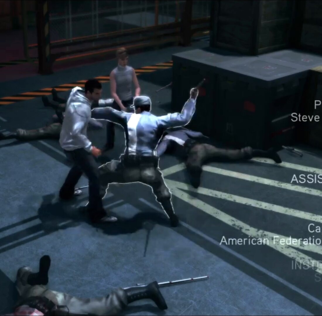 video game fight scene