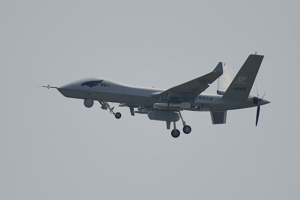 Houthi military briefing on drone strike (photo 2 of 2)