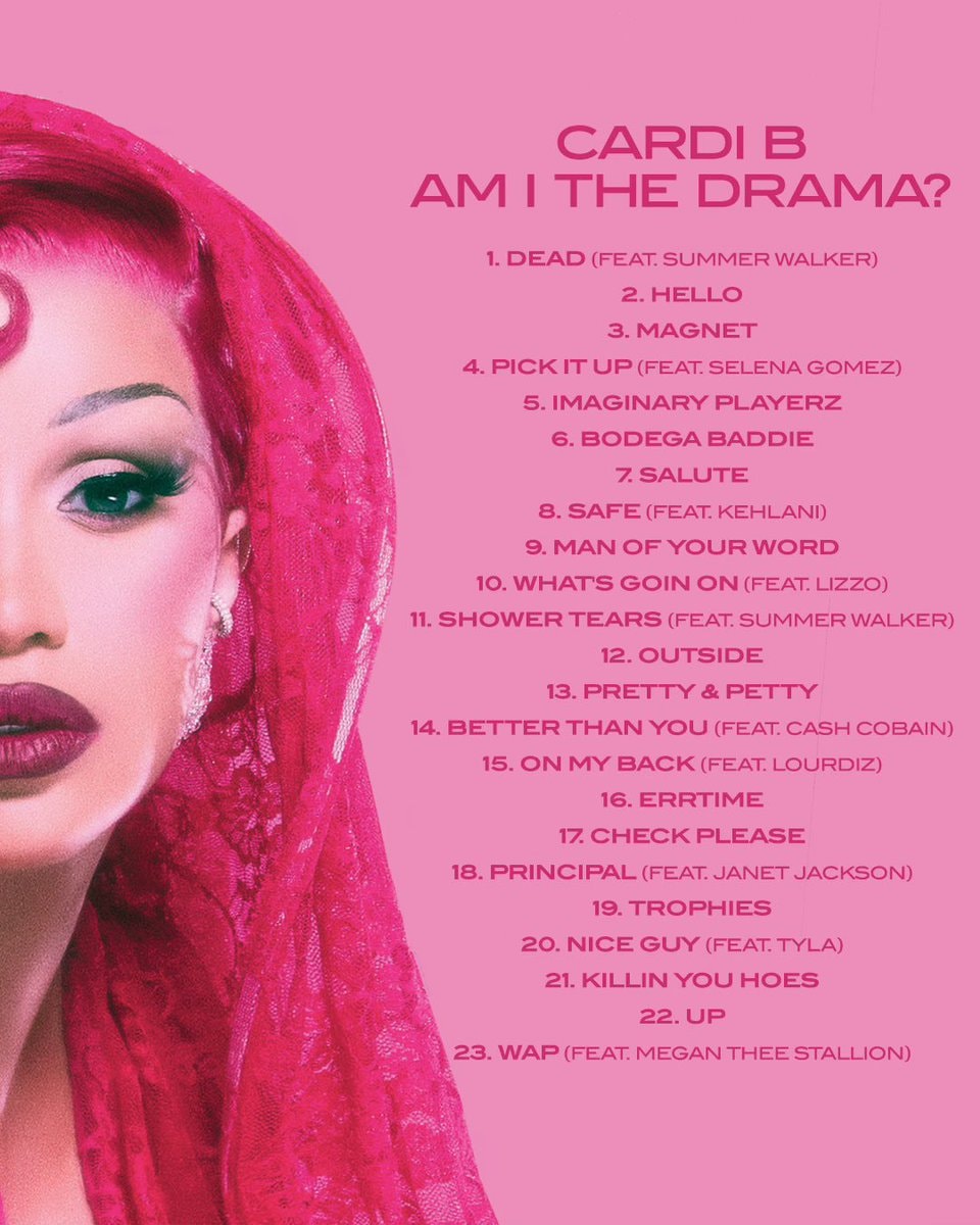 Cardi B AM I THE DRAMA? (photo 2 of 2)