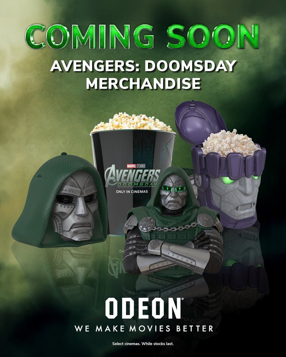 #AvengersDoomsday Odeon Merchandise #AvengersDoomsday Odeon Merchandise