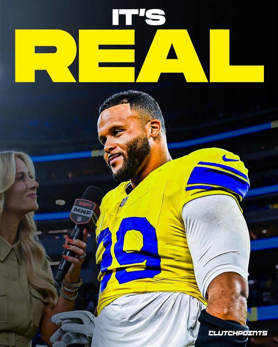Aaron Donald Rams return vs Giants Aaron Donald Rams return vs Giants