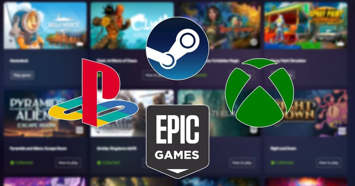 Free games from Steam Epic Games Store Amazon Prime Gaming