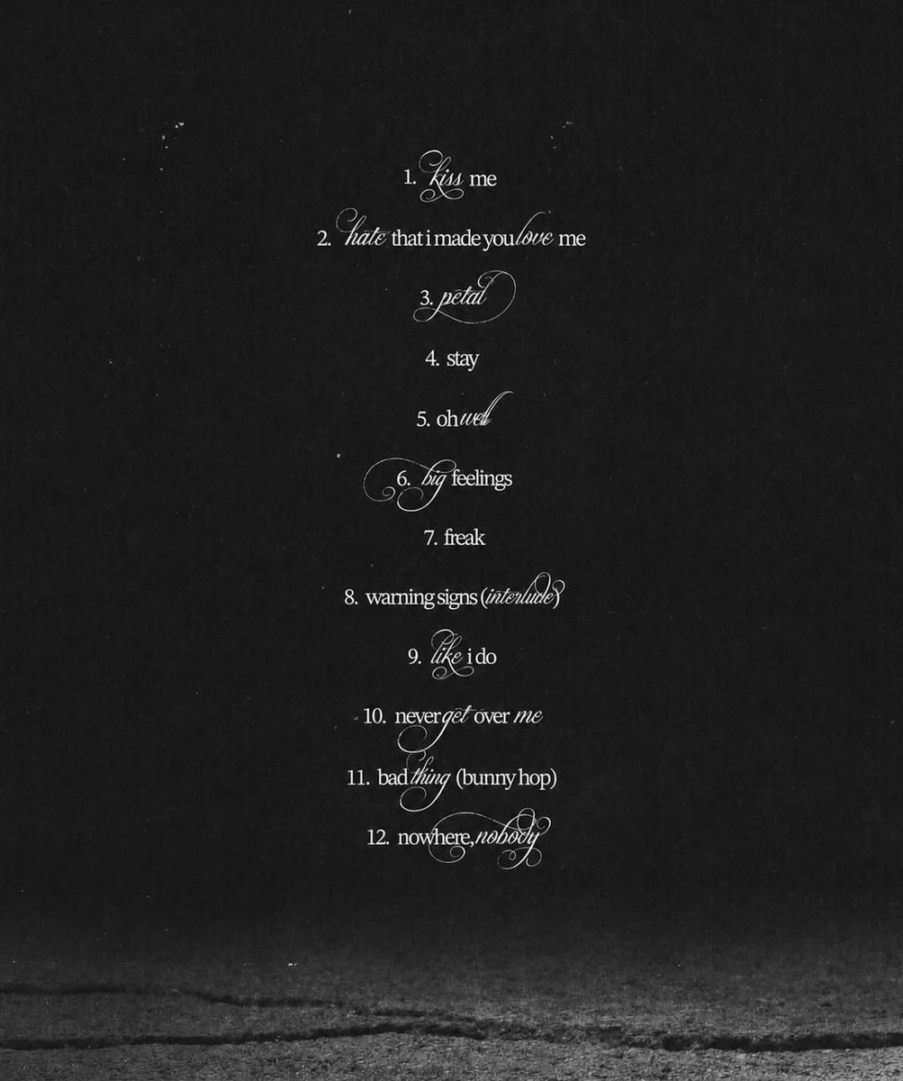 Ariana Grande petal tracklist warning signs interlude (photo 2 of 2)