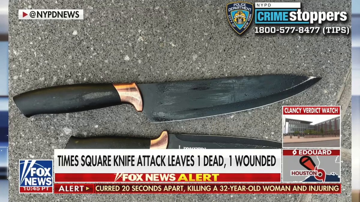 Times Square knife attack Bank of America VP