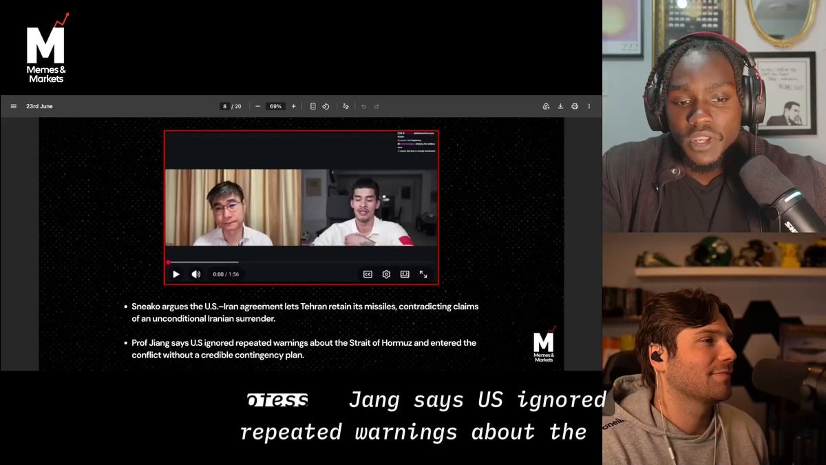 Professor Jiang on US Iran conflict
