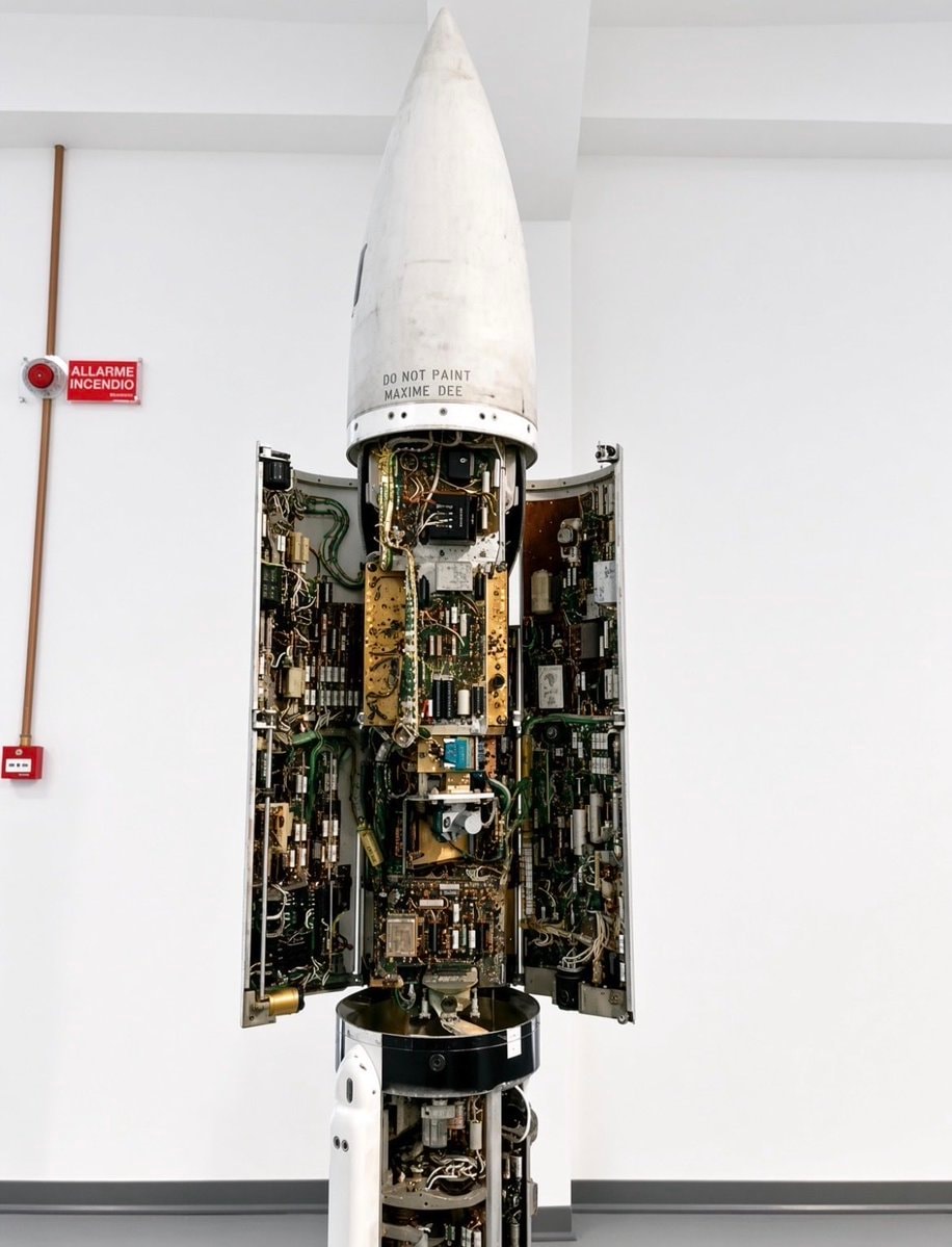 Early 1960s guided missile internals