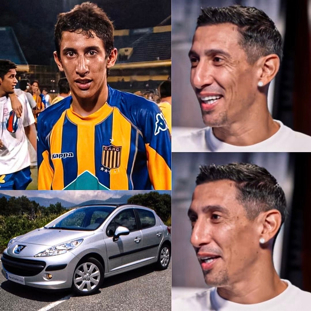 Angel Di Maria first car Peugeot 206