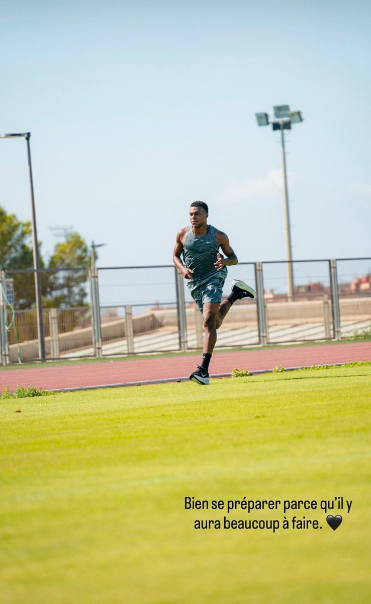 Kylian Mbappé holiday training (photo 2 of 3)