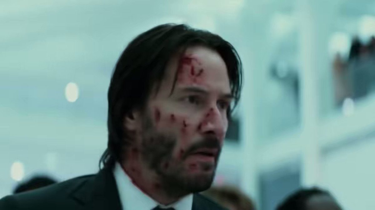 Keanu Reeves John Wick intense scene Keanu Reeves John Wick intense scene