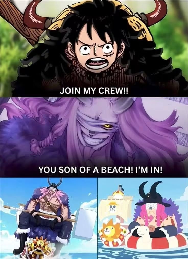 One Piece crew recruitment meme