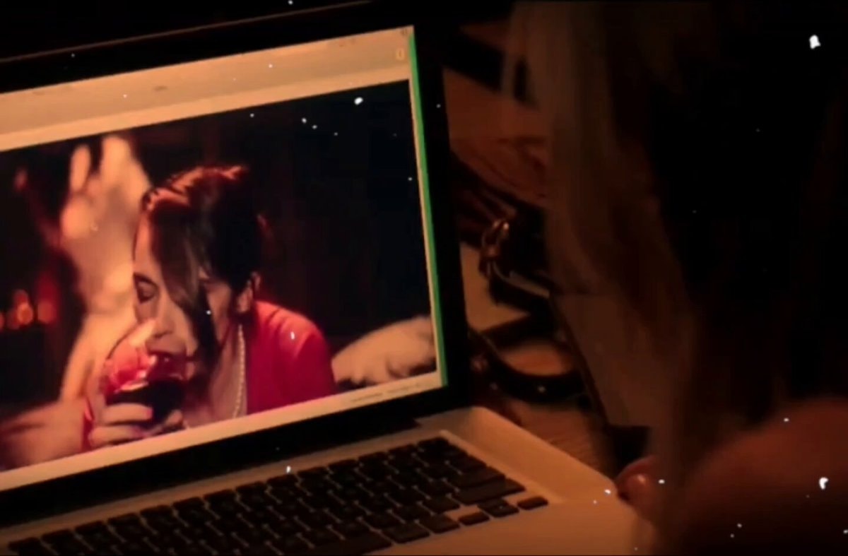 Paz de la Huerta villain stare