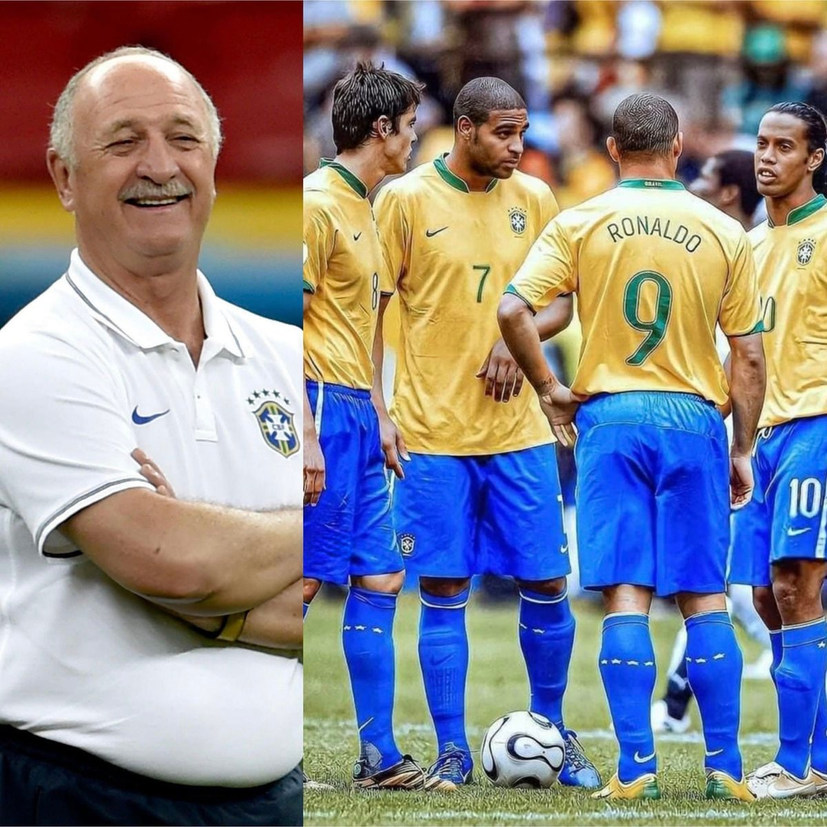 Felipe Scolari Brazil magic moment