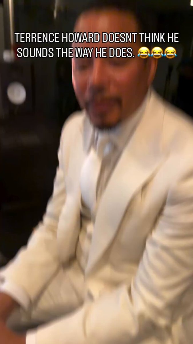 Terrence Howard voice feedback