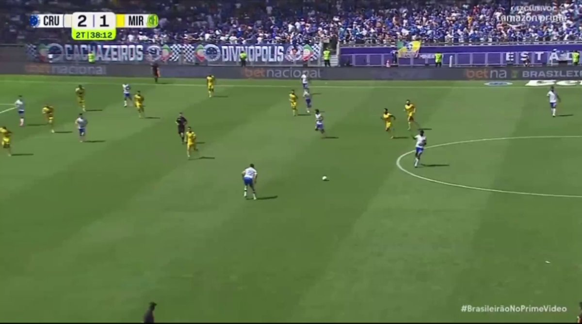 Wesley debut goal Cruzeiro Mirassol