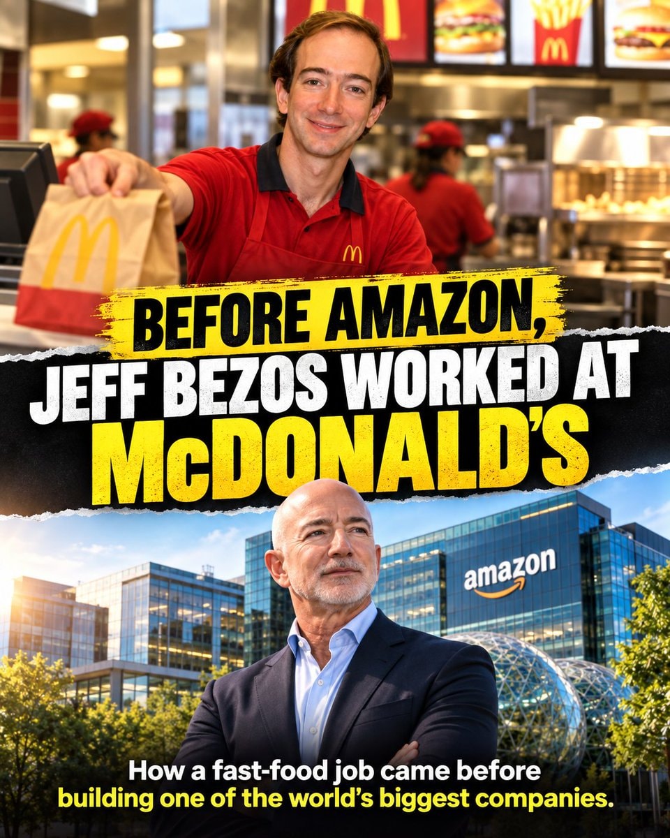 Jeff Bezos McDonald's before Amazon