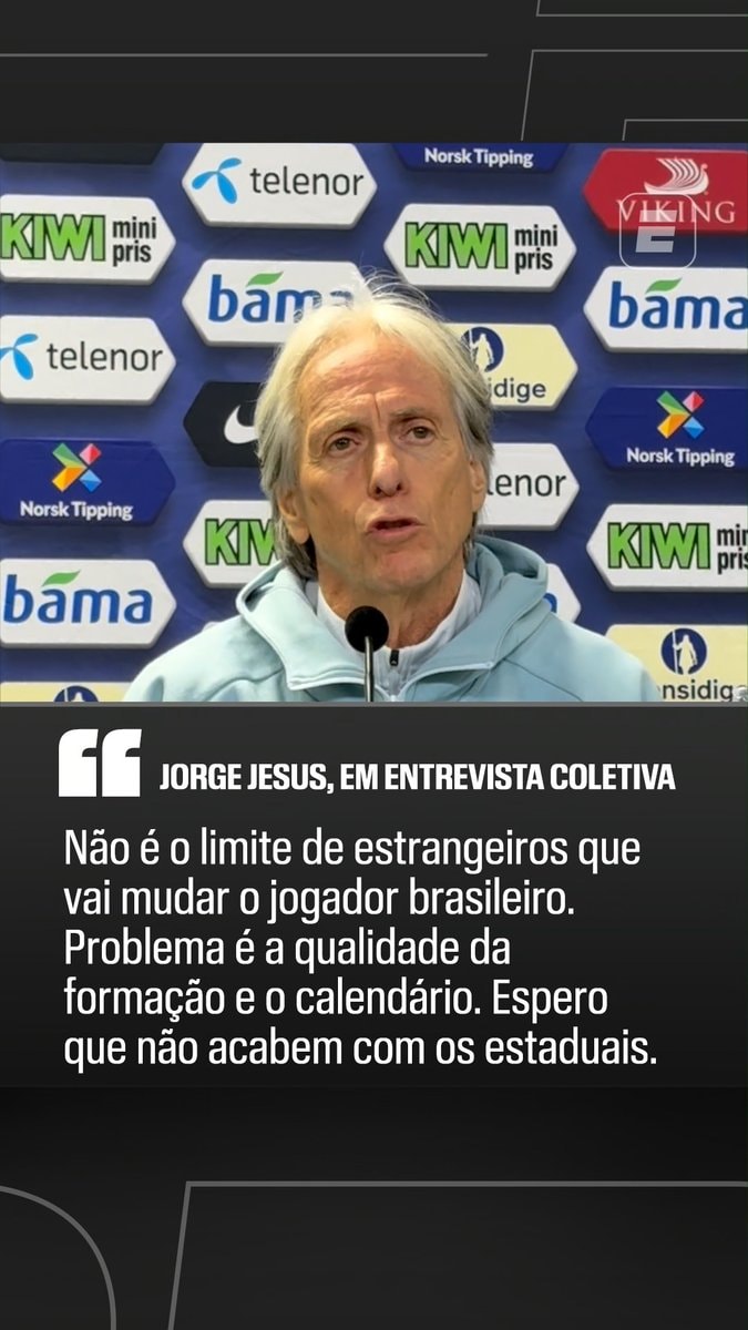 Jorge Jesus on foreign players