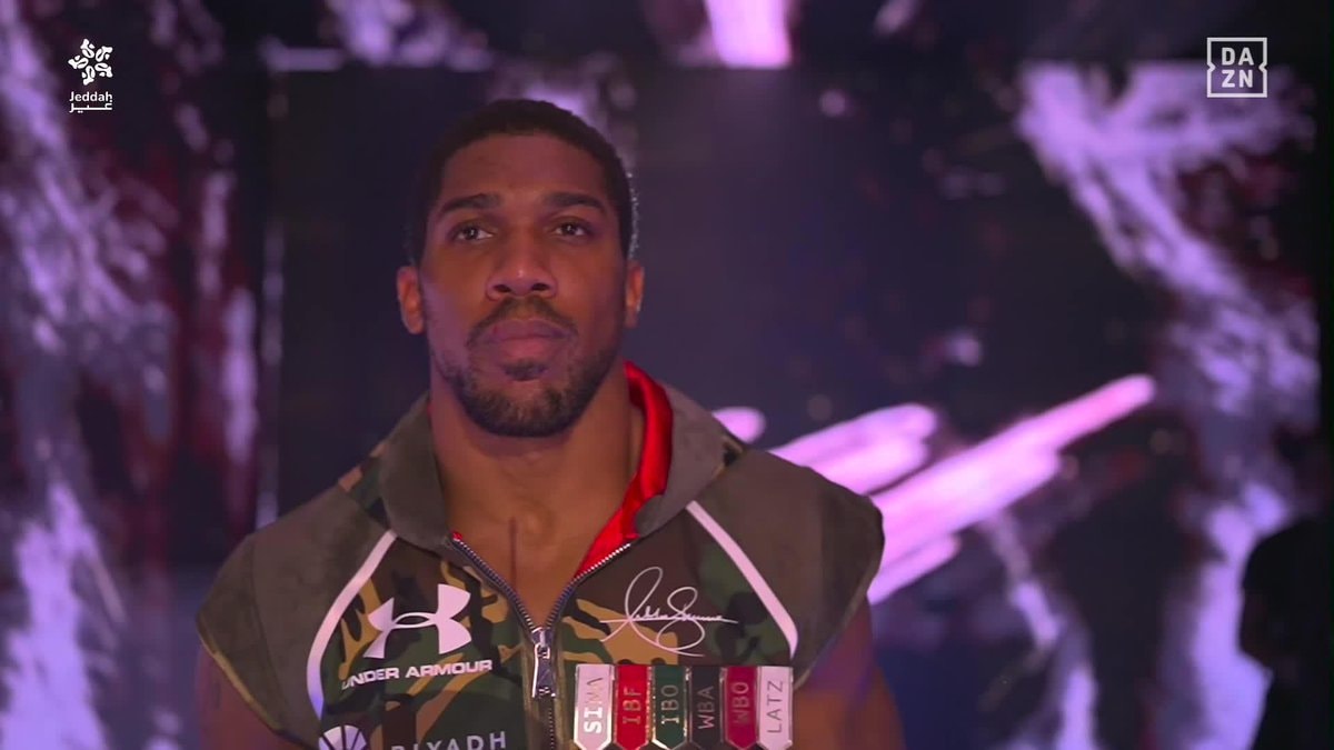 Anthony Joshua in Jeddah